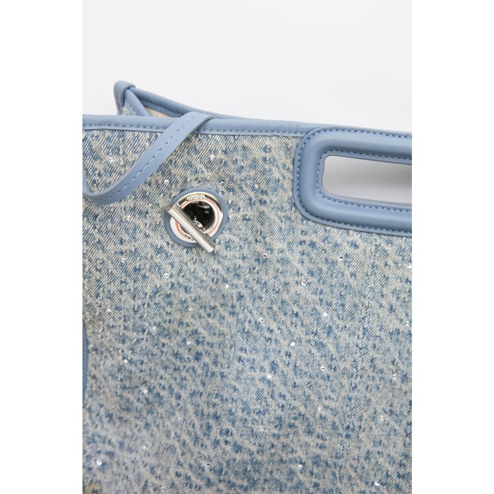 Maje rhinestone-embellished denim tote bag - Picture 5 of 10